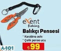 EXENT FİSHİNG BALIKÇI PENSESİ